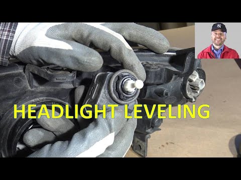 How do you Repair service the Headlight Leveling Motor in Car or Truck