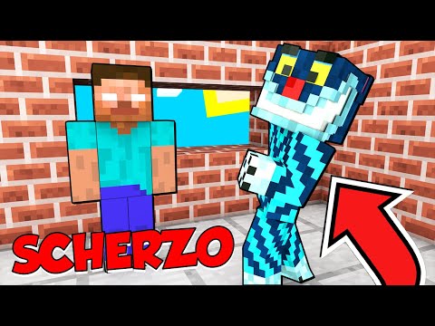 MI FINGO HEROBRINE PER FARE UNO SCHERZO AI MIEI AMICI!!