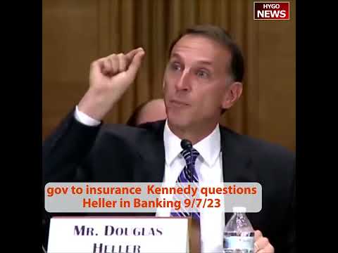 Kennedy On Insurance Solutions: "Government Subsidies" + "Federal Reinsurance Like TRIA" + Regulators