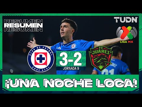 Highlights and goals - Cruz Azul 3-2 Juárez | Liga MX - Matchday 9 Apertura 2025 | TUDN