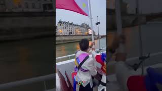 Lauren Hoffman shared a video from yesterday&#39;s unforgettable #Paris2024 opening ceremony 🇵🇭
