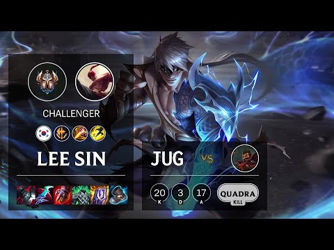 Lee Sin Jungle vs Graves - KR Challenger Patch 10.23