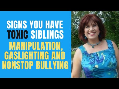 Signs That You Have Toxic Siblings ☠️ Manipulation, Gaslighting & Bullying