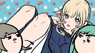 ぶりっ子エマにいびりが止まらないリサ・べにお姉様【手描き切り抜き/ぶいすぽ】