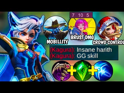 HARITH ULTIMATE + CALAMITY REAPER = KAGURA FEEDER | HARITH TOP 1 GLOBAL GAMEPLAY 2021-MOBILE LEGENDS