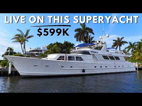 599.000 US-Dollar live auf dieser klassischen Superyacht in Florida