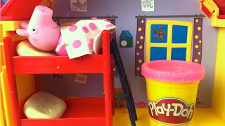 Twinkle Twinkle Little Star Nursery Song for Kids Nursery Rhyme Lullaby - Playdoh &amp; Peppa Pig House
