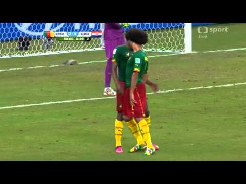 Cameroon players fight Assou-Ekotto and Moukandjo