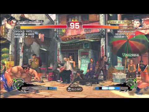 OPSOLO 1975 (E.Honda) vs Mike Klitschko (Sakura)_SFAE_HD