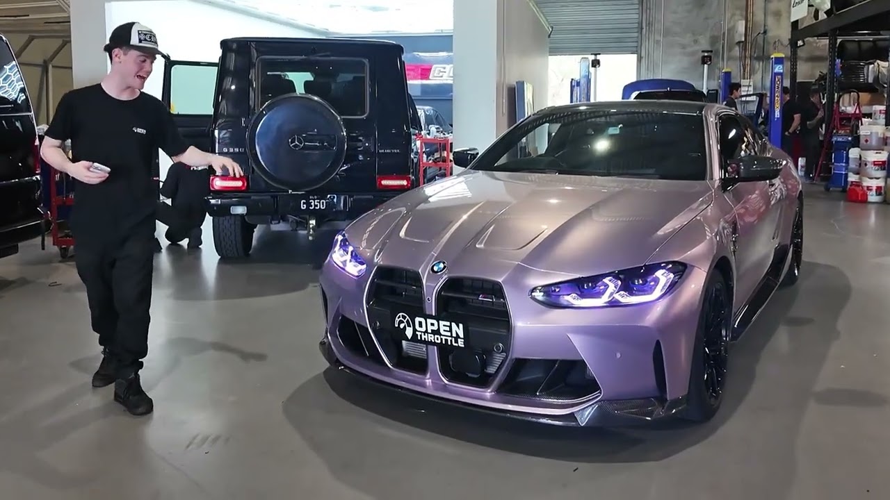 INSTALLING OPEN THROTTLE V2 RGB DRL KIT ON G82 M4 COMPETITON!