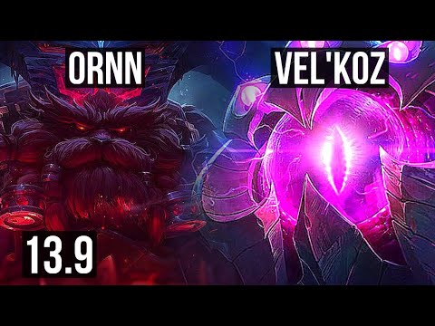 ORNN vs VEL'KOZ (TOP) | 4/2/21, 66% winrate | KR Master | 13.9