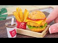 Best Of Miniature Chick Fil A Chicken Sandwich Recipe ASMR Cooking Mini Food