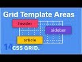 CSS GRID: Grid Template Areas — 14 of 25