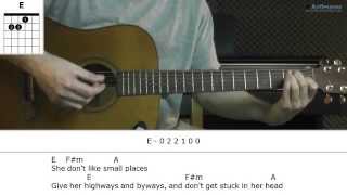 How to play Red Eye with Vance Joy (Guitar lesson)