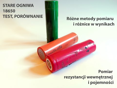 Stare ogniwa 18650? Jak zniosły próbę czasu?