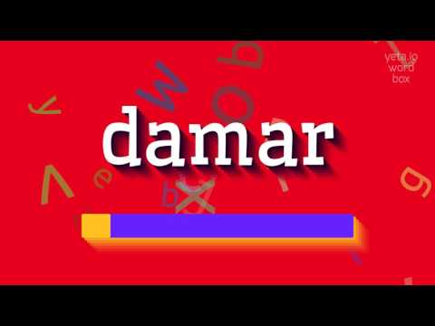HOW TO PRONOUNCE DAMAR? #damar