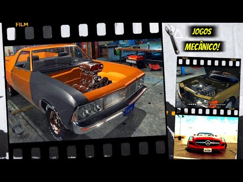 TOP 04 MELHORES JOGOS DE MECÂNICO DE CARROS PARA PC!
