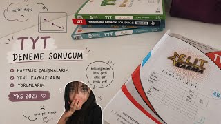 Bu Netler Nasıl Yükselecek? 😭 | TYT Deneme Sonucu + Yeni Kitaplarım #yks2027 
