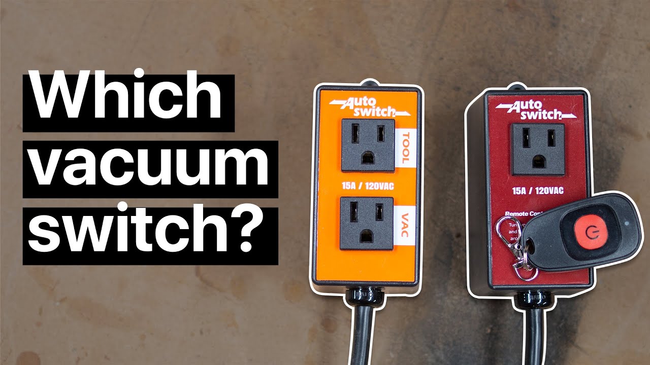 Don't make the same mistake I did | Auto vacuum switch vs. remote switch for dust collection