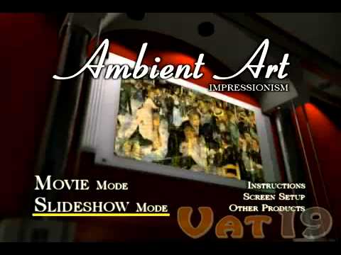 DVD Ambient Art: Impressionism