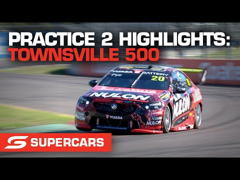 SUPERCARS 2022 NTI Townsville プラクティス2のハイライト動画