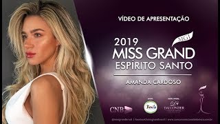 Amanda Cardoso Miss Grand Espirito Santo 2019 Presentation Video