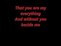 You are my everything Boyz II Men lyrics 