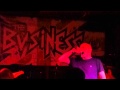 The Business-BLIND JUSTICE-Live-June 19, 2014-Thee Parkside-San Francisco, CA-Oi! Punk Skinhead