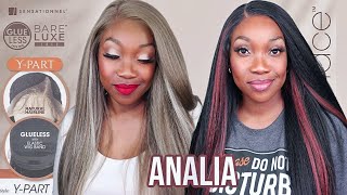 😍 NOT DISAPPOINTED! Sensationnel BARELACE Y PART ANALIA Wig Synthetic Hair Glueless Bareluxe lace