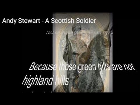 Andy Stewart - A Scottish Soldier