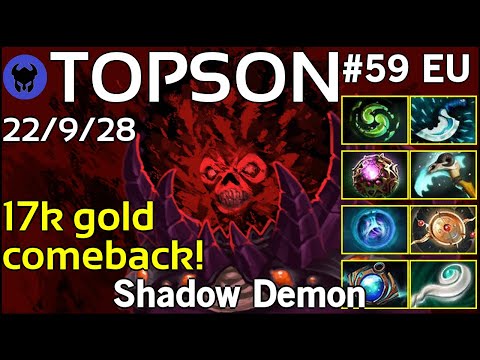 TOPSON [OG] plays Shadow Demon!!! Dota 2 7.20