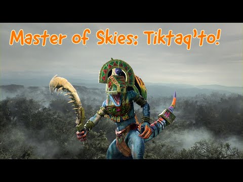 Master of Skies!!!! Tiktaq'to!!!! ---- Total War Warhammer 2 Tlaqua Gameplay