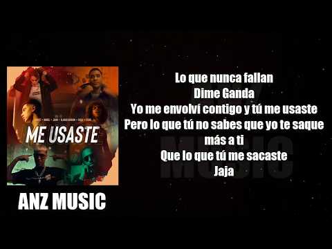 Me Usaste - Eladio Carrion X Khea X Noriel X Jon Z X Juhn X Ecko (LETRA)