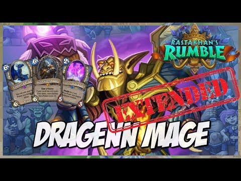 draGENN Mage | Extended Gameplay | Hearthstone | Rastakhan's Rumble