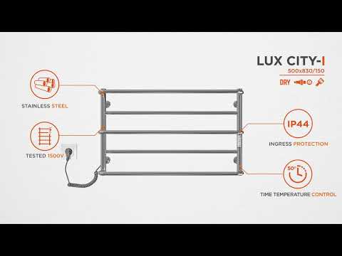 Электрический полотенцесушитель Mario Люкс Сити-I TR 2.3.6302.11.P (4820111356713, 500x830, хром/сатин/белый глянец/черный матовый/золото/бронза, универсальный, с таймером)