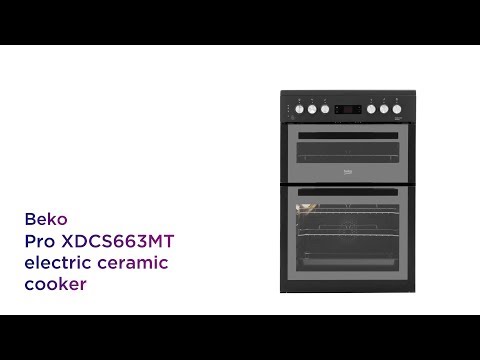 Beko Pro XDCS663MT 60 cm Electric Ceramic Cooker - Black | Product Overview | Currys PC World