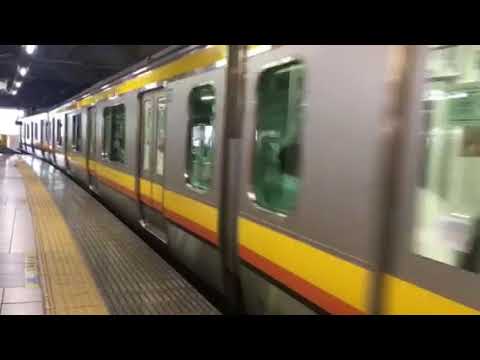 JR E232系 南武線 各停川崎行き 立川駅