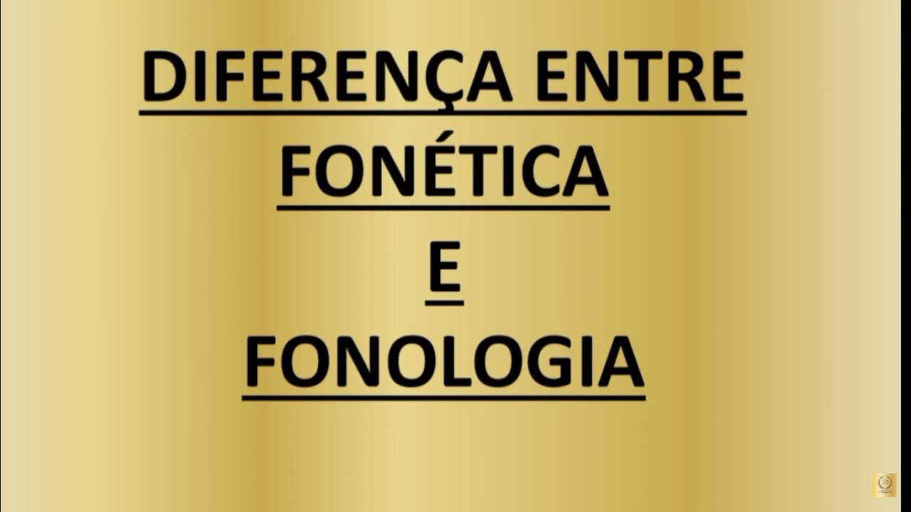 Fonética e Fonologia - Diferença - Curso de Português para Concursos - Aula 01