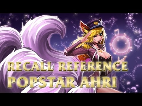 Popstar Ahri's Recall - Genie (소원을말해봐) Dance -- League of Legends (LoL)