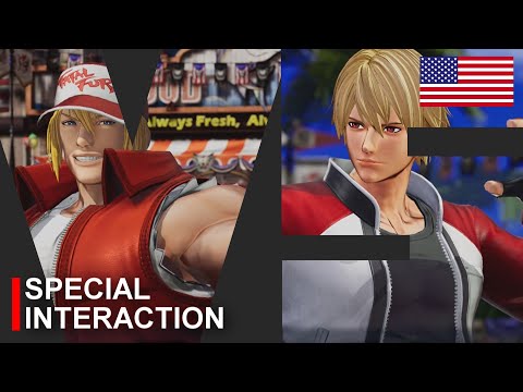 【KOF XV】TERRY vs ROCK HOWARD ► Story Special Interaction English Mod
