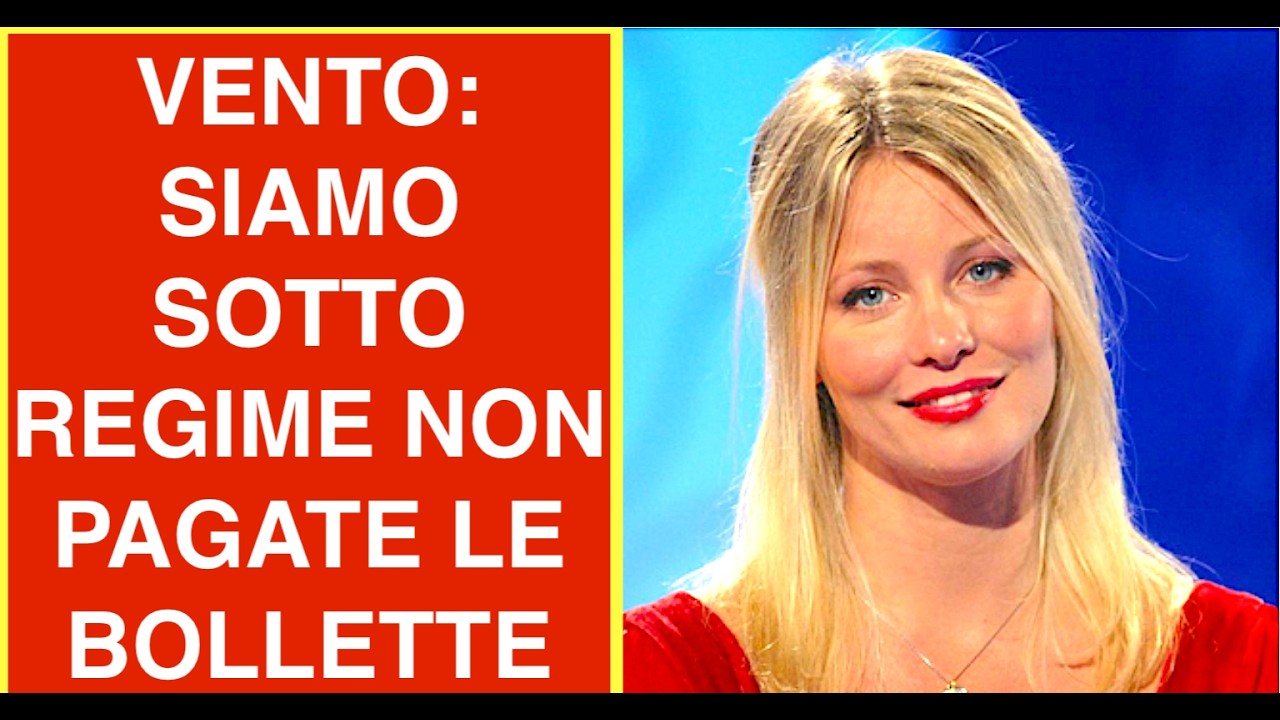 FLAVIA VENTO: SIAMO TUTTI SOTTO UN REGIME NON PAGATE PIÙ LE BOLLETTE