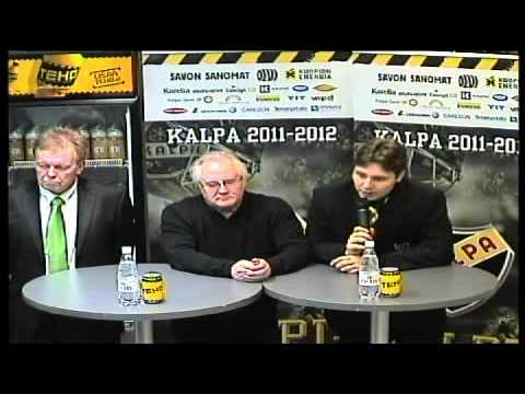 KalPa-Ilves ottelun lehdistötilaisuus 29.12.2011