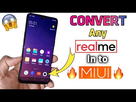 How To Convert Any Realme Device Into MIUI | MIUI In Realme | 😘👌 | HINDI Video