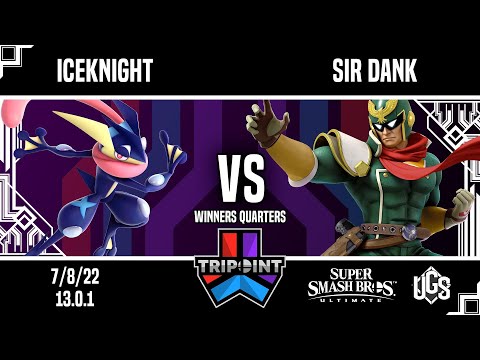 Tripoint Smash 150  -  Winners Quarters  -  IceKnight(Greninja) Vs. Sir Dank(Captain Falcon)
