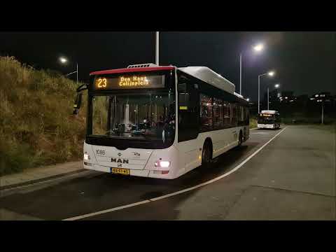 HTM lijn 23: Scheveningen Noord - Den Haag Colijnplein | HTM 1086 | 2022
