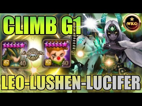 THIS PLAYER CLIMB G1 COMBO LEO LUCIFER LUSHEN - Summoners war