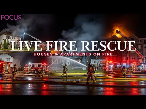 Live Rescue: Top Fire Rescues | House & Apartment Fires Across the USA #firefighter