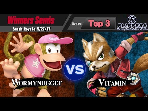 Smash Royale 5/27/17 - Winners Semis - PPG|Wormynugget (Diddy Kong) vs. Vitamin (Fox)