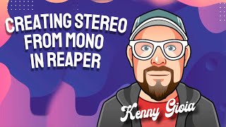 Creating Stereo From Mono in REAPER