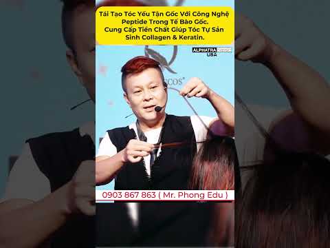Tập 88: Tái tạo tóc yếu với Peptide từ  tế bào gốc, kích thích tóc sản sinh Collagen & Keratin.